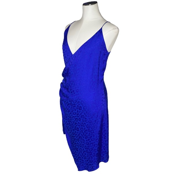 Cushnie × Target Leopard Print Faux Wrap Slip Dress - Picture 5 of 11